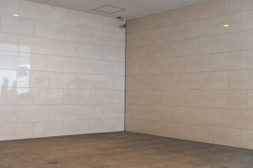 Fototapeta premium Empty corner in the room