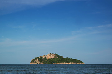  Beautiful tropical island Ao Manao beach in thailand