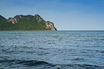  Beautiful tropical island Ao Manao beach in thailand