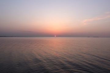 sunset, sea, sun, sky, water