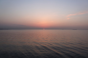 Obraz premium sunset, sea, sun, sky, water