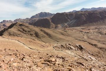 Sinai  desert and mountains 