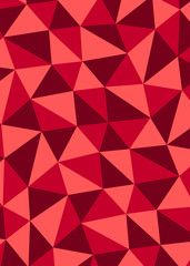 Fototapeta premium geometry red pink colors polygons abstract background
