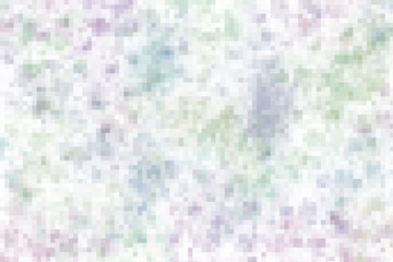 Digitally generated motley multiciloured abctract pastel background of green, blue and lilac colors