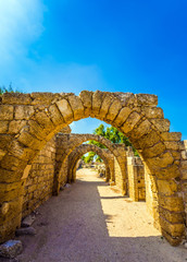 The ancient seaport Caesarea