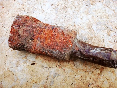 wooden hammer