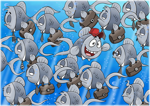 Gegen den Strom schwimmen