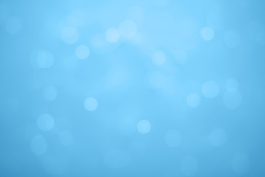 Blue background blur for disco festive and holiday