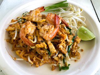 Thai food Pad thai , Stir fry noodles