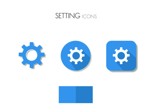 Setting icon vector, impostazione icona vettore, digital icon, icone digitali, vettori digitali