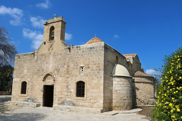 Fototapeta na wymiar Church of Panayia Angeloktisti in Kiti village near Larnaca, Cyprus