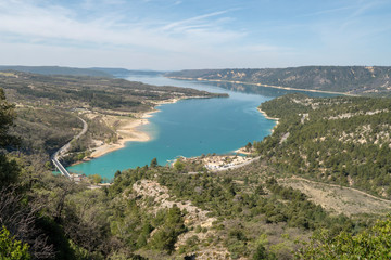 Obraz premium Lac de Sainte-Croix und Schlucht von Verdon