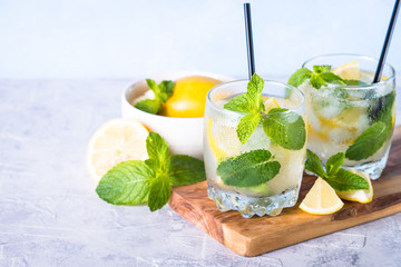 Fototapeta premium Lemonade summer cold drink.