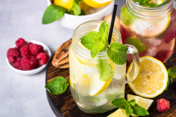 Lemonade summer cold drink.