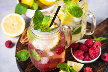 Lemonade summer cold drink.