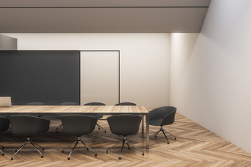 Contemporary meeting room