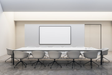 New white meeting room