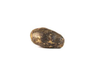 Purple potato in a white background