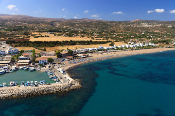 Cyprus, aerial view of Latchi marina