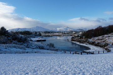 Fototapeta na wymiar Winter in Kerry, Ireland
