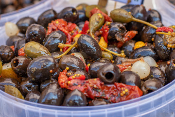 sweet and sour olives