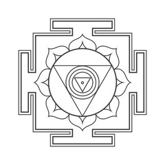 hinduism yantra sacred geometry mandala.