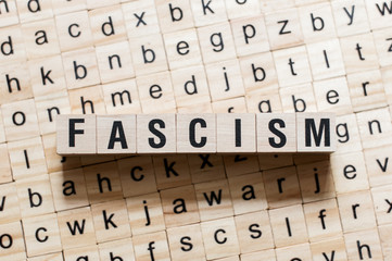 Fascism word concept