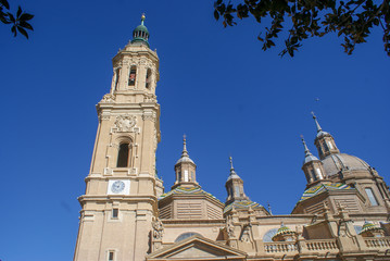 Obraz premium Zaragoza beautiful city in Aragon, Spain