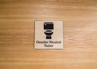 gender neutral toilet - znak