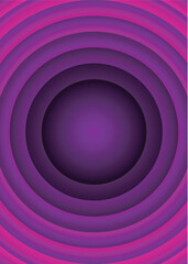 purple circles background. Isolated Vector Illustration