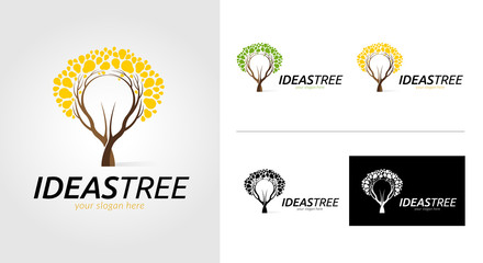 Idea Tree Logo Template Set