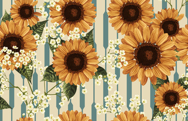 Vintage Beautiful and trendy Seamless Pattern design in super high resolution. Pattern Decoration Texture. Vintage Style Design for Fabric Print, Wallpaper Background.