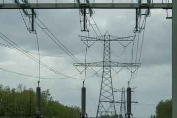 high voltage power lines