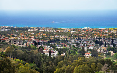 Fototapeta na wymiar View of Kyrenia (Girne). Cyprus