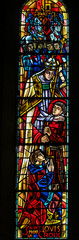 Obraz premium Saint Louis IX of France - Stained Glass in Sacre Coeur