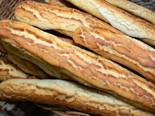 Natural bread of corn and white wheat