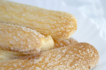 Traditional fresh and delicious champagne biscuits