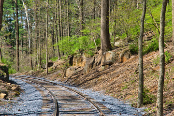 New Rail Road Track on 1830's Right of Way