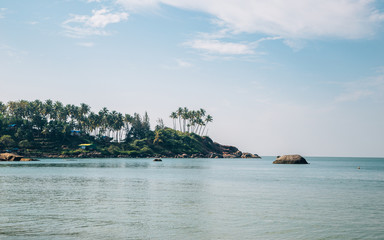 Palolem beach in Goa, India