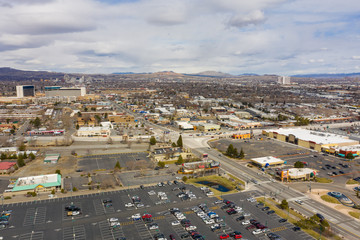 Aerial photos of Reno Nevada USA