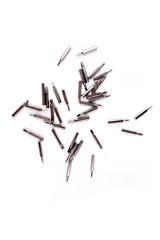 Small metal interchangeable screwdriver bits for a multitool