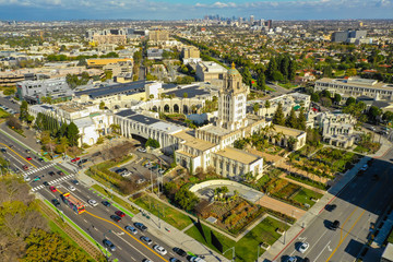 Fototapeta premium Los Angeles City Hall government building
