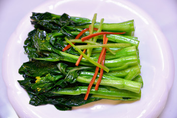 Cooked vegetables