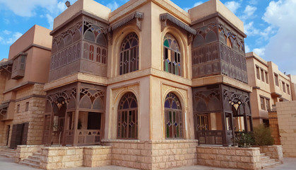 Fototapeta premium egyptian old style houses