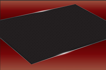 black and red background overlap layer dimension with line design for modern background or website