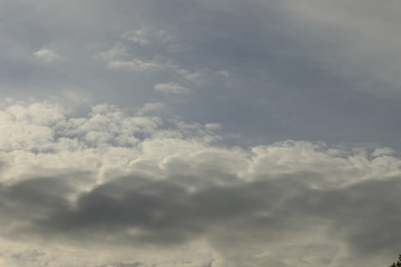 dramatic sky with clouds