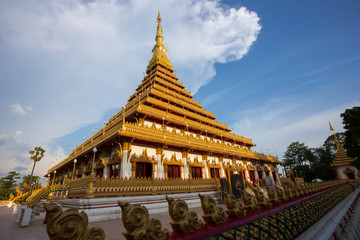Fototapeta premium Wat Nong Wang, the most famous temple in Khon Kaen, Thailand