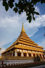 Obraz premium Wat Nong Wang, the most famous temple in Khon Kaen, Thailand