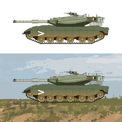 Merkava Israeli Tank