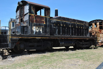 Naklejka na ściany i meble Railroad Museum Calera Alabama